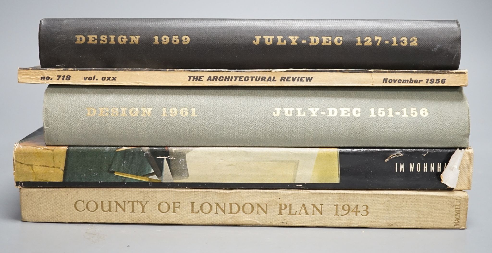 A quantity of books on art, design and architecture, in 4 boxes, Abrams, Edward Hopper, David Roberts, The Holy Land and other 20th century volumes.
